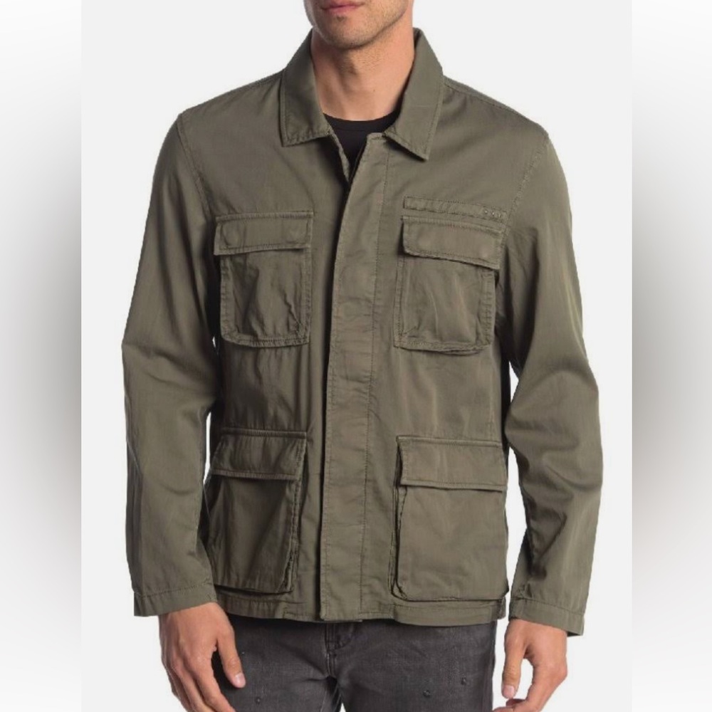 John Varvatos Star USA Men's Long Sleeve 4 Pocket Field Jacket